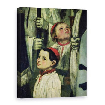 Tablou canvas - Gustave Courbet - O inmormantare la Ornans detaliu al unui baiat de cor, 60 x 80 cm Tablou canvas - Gustave Courbet - O inmormantare la Ornans detaliu al unui baiat de cor, 60 x 80 cm