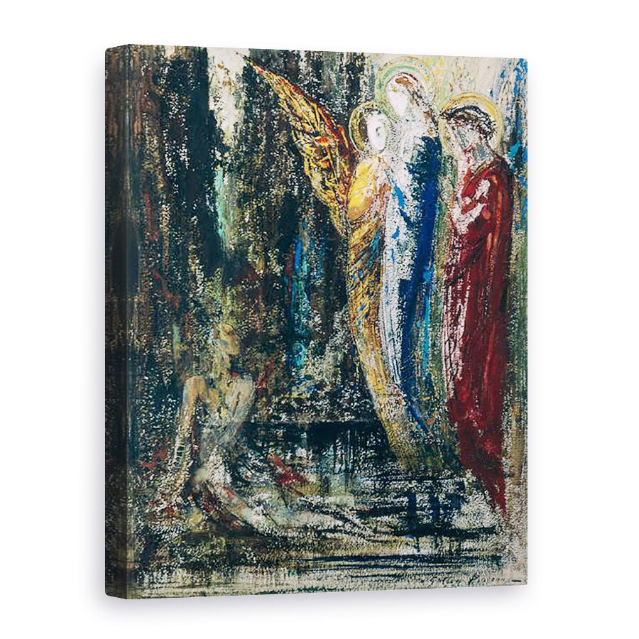 Tablou canvas - Gustave Moreau - Iov si ingerii, 60 x 80 cm