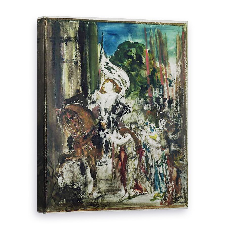 Tablou canvas - Gustave Moreau - Ioana dArc, 60 x 80 cm