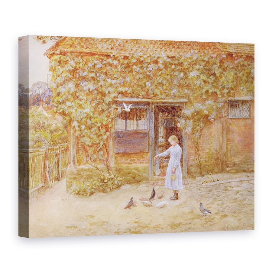 Tablou canvas - Helen Allingham - O cabana la Shere, 75 x 100 cm