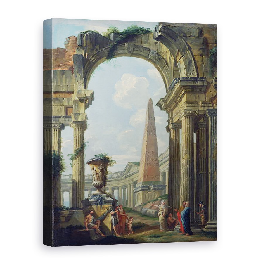 Tablou canvas - Giovanni Paolo Pannini - Ruine, 60 x 80 cm