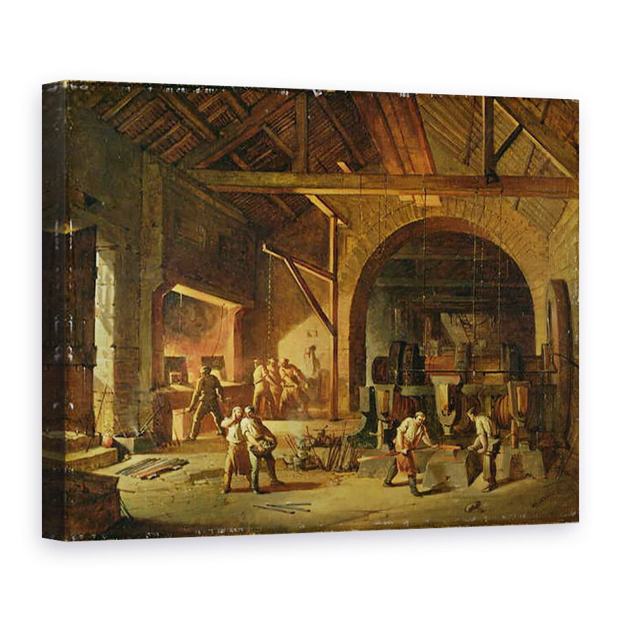 Tablou canvas - Godfrey Sykes - Interiorul unei feronerii, 60 x 80 cm