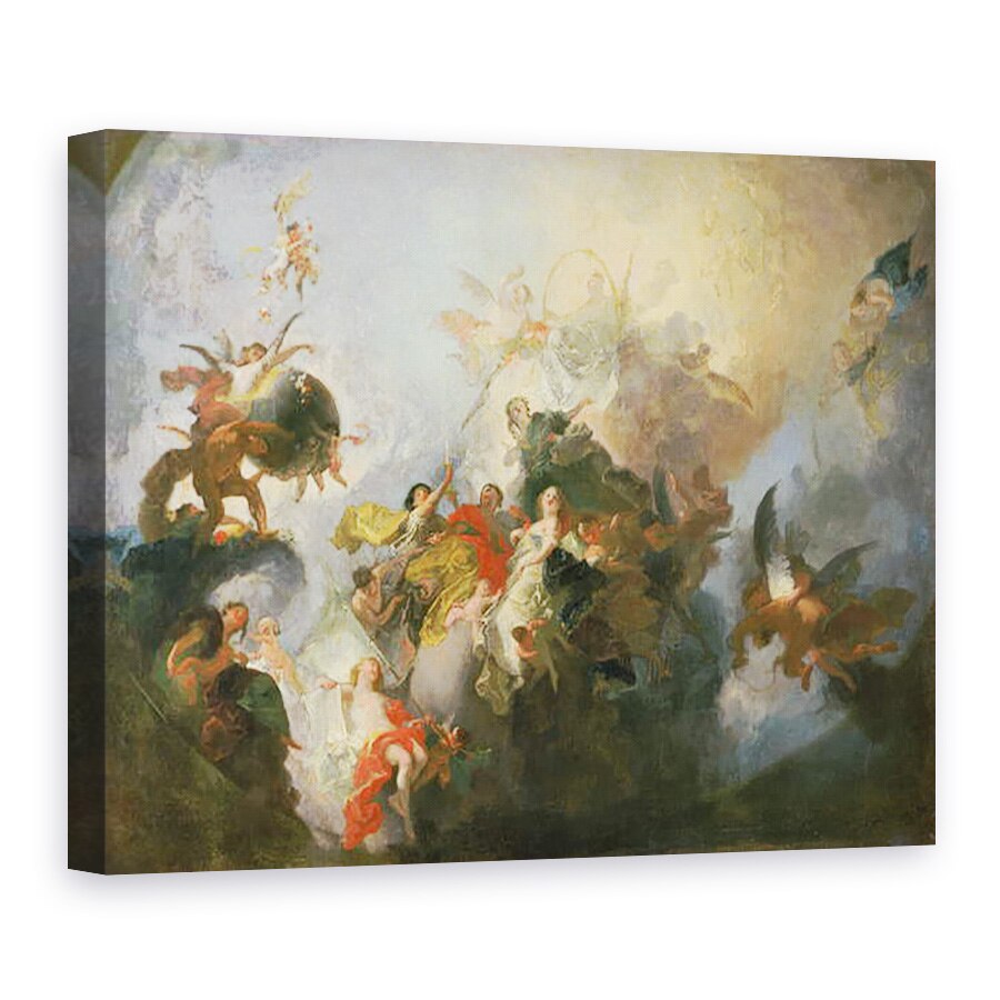 Tablou canvas - Franz Anton Maulbertsch - Glorificarea Ordinului Premonstratensienilor, 60 x 80 cm