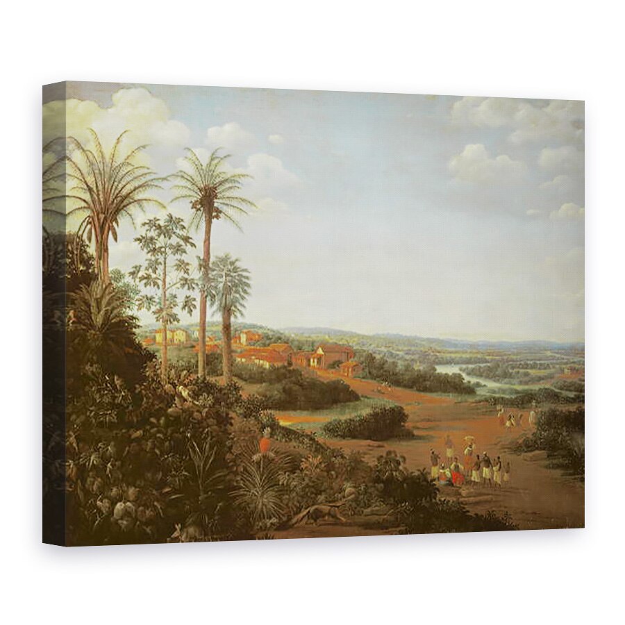 Tablou canvas - Frans Jansz Post - Satul Serinhaem, 75 x 100 cm