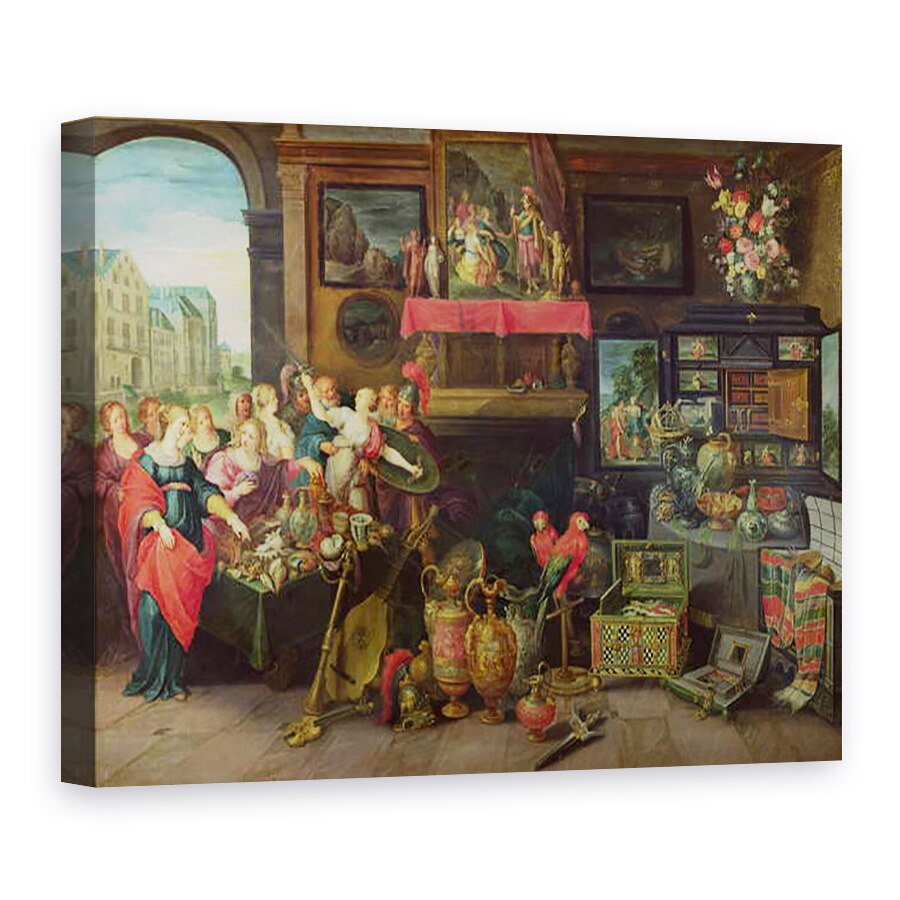 Tablou canvas - Frans II Francken the Younger - Ulise recunoasterea lui Ahile printre fiicele Lycomedes, 60 x 80 cm