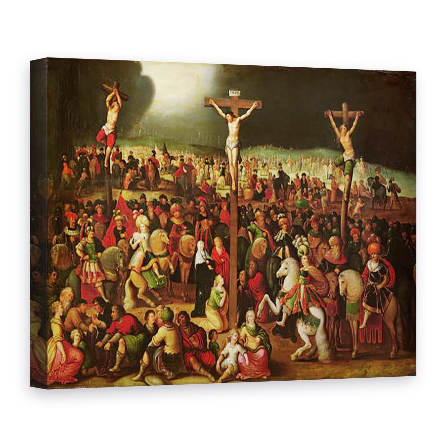 Tablou canvas - Frans II Francken the Younger - The Crucifixion, 50 x 70 cm