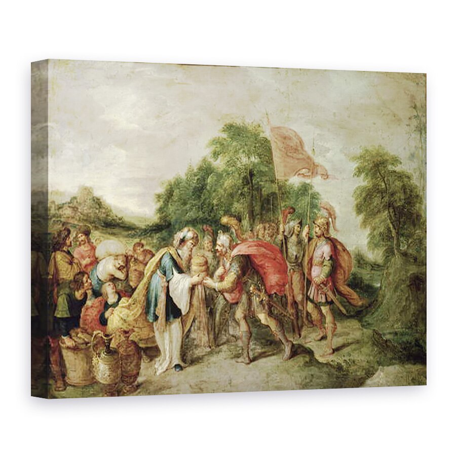 Tablou canvas - Frans II Francken - intalnirea lui Avraam si a lui Melchizedek, 50 x 70 cm