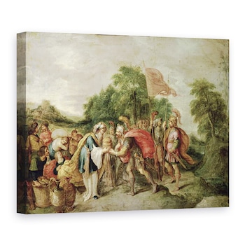 Tablou canvas - Frans II Francken - intalnirea lui Avraam si a lui Melchizedek, 75 x 100 cm Tablou canvas - Frans II Francken - intalnirea lui Avraam si a lui Melchizedek, 75 x 100 cm