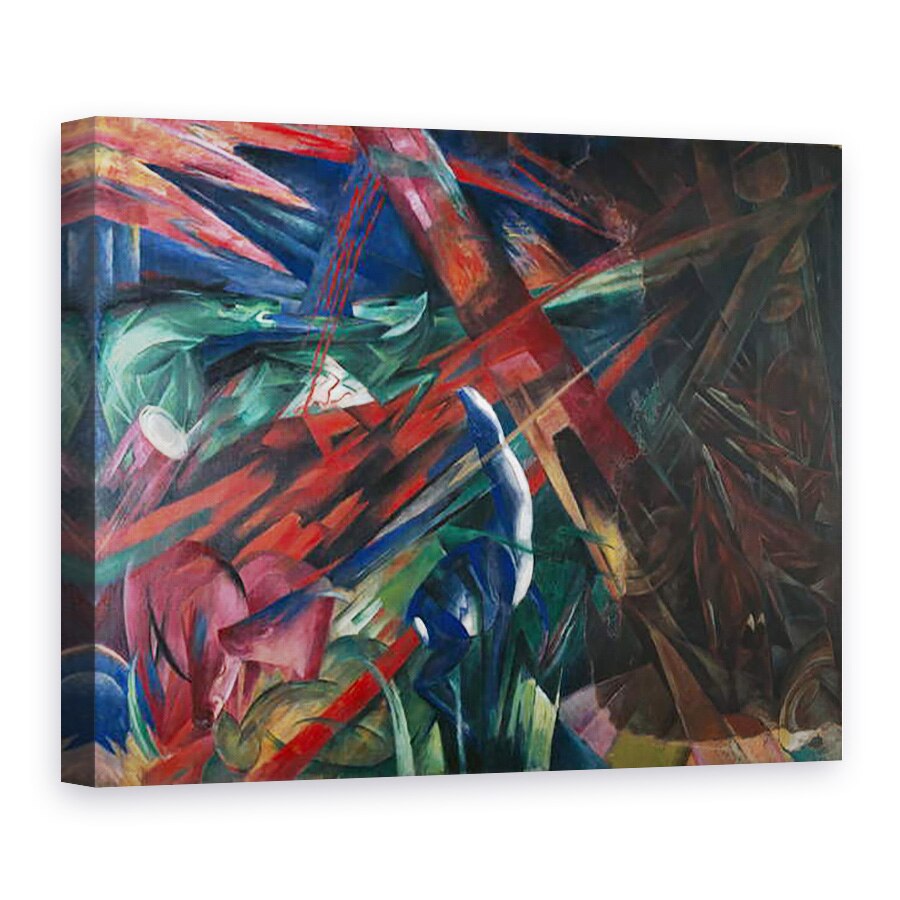 Tablou canvas - Franz Marc - Destine animale, 60 x 80 cm
