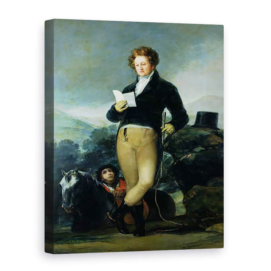 Tablou canvas - Francisco Jose de Goya y Lucientes - Portretul lui Don Francisco de Borja Tellez Giron 1786-1851 c.1816, 50 x 70 cm