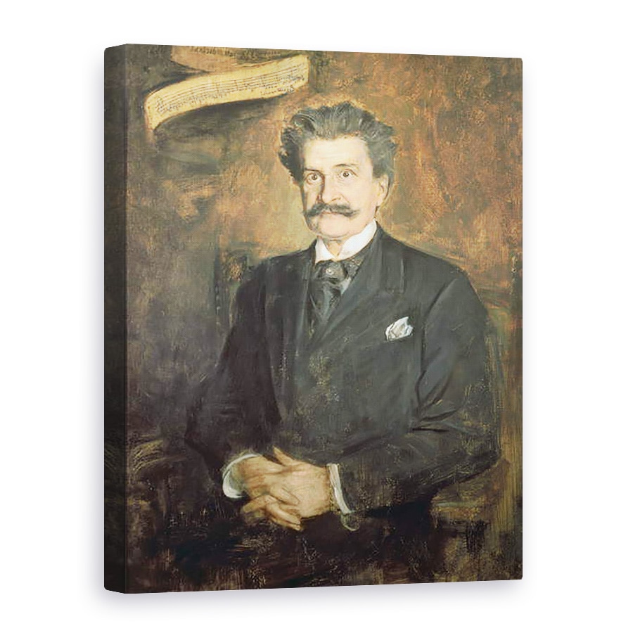 Tablou canvas - Franz Seraph von Lenbach - Johann Strauss cel Tanar, 75 x 100 cm