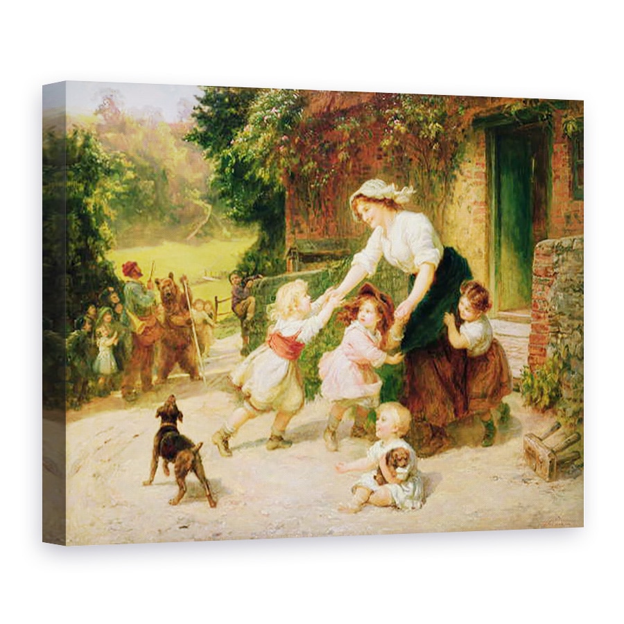 Tablou canvas - Frederick Morgan - Ursul dansator, 60 x 80 cm