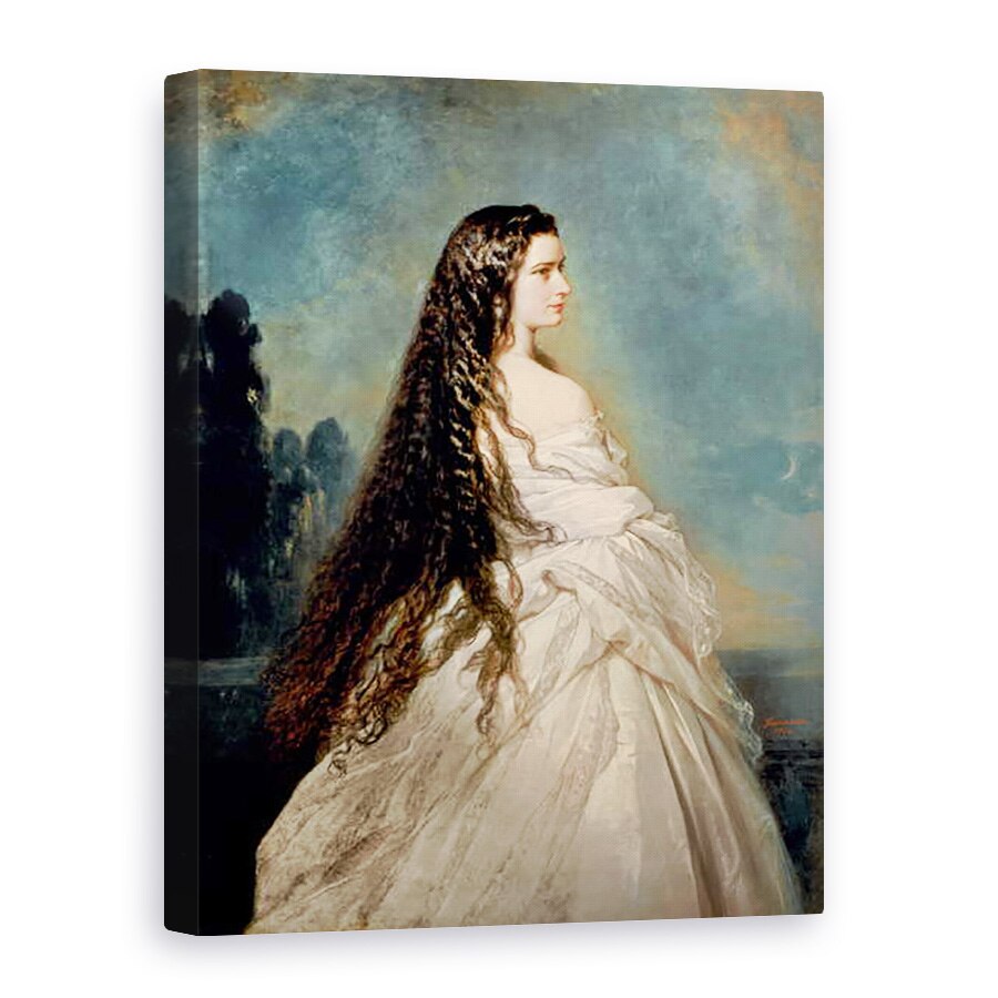 Tablou canvas - Franz Xaver Winterhalter - Elisabeta de Bavaria 1837-98, 50 x 70 cm