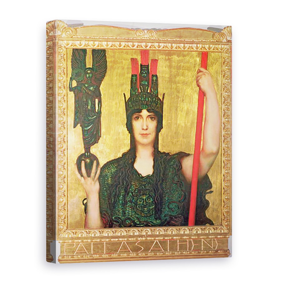 Tablou canvas - Franz von Stuck - Pallas Athena, 60 x 80 cm