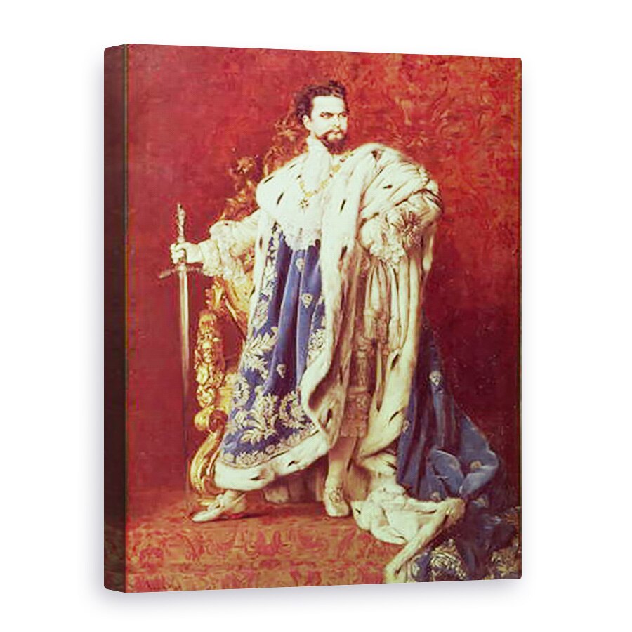 Tablou canvas - Gabriel Schachinger - Ludwig II 1845-86 1887, 75 x 100 cm