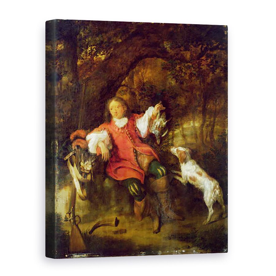 Tablou canvas - Gabriel Metsu - Vanatorul, 60 x 80 cm