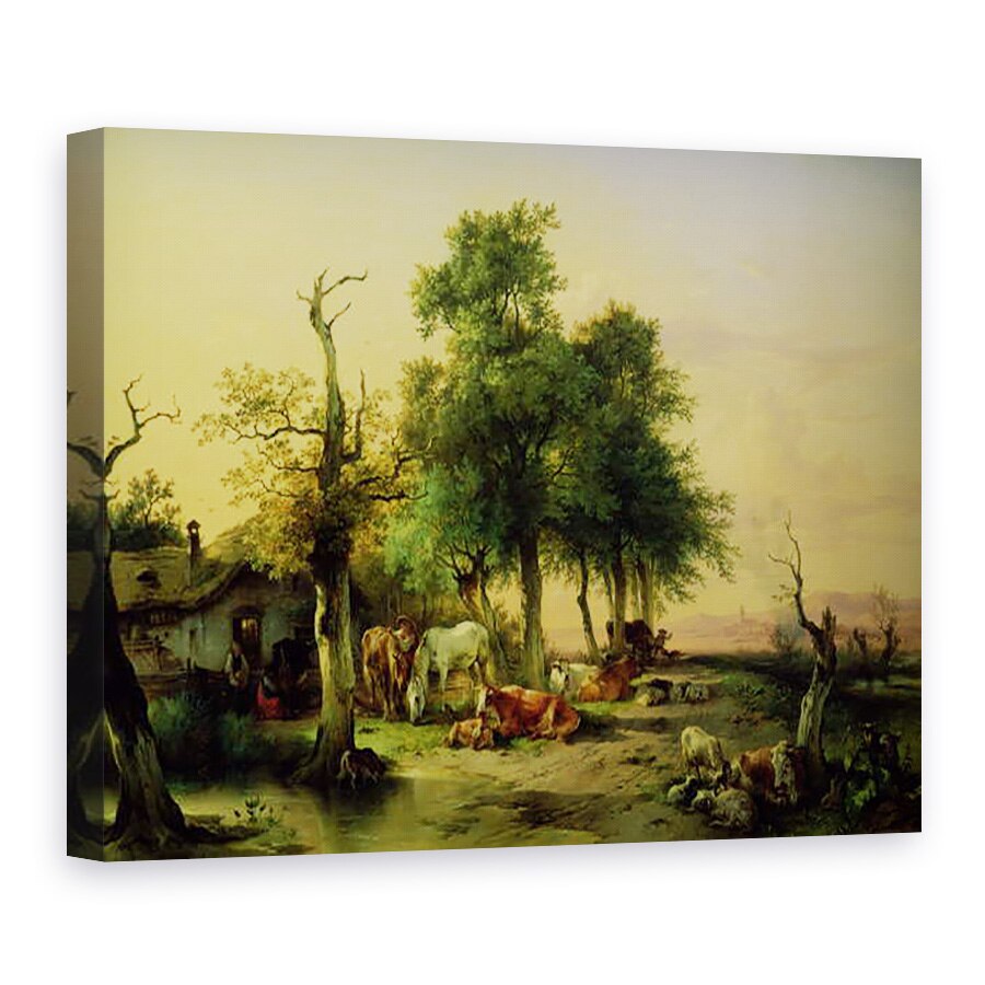 Tablou canvas - Friedrich Gauermann - Pasune, 50 x 70 cm