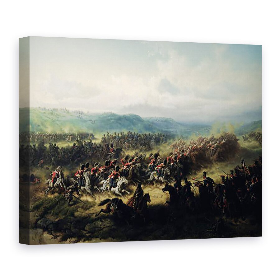 Tablou canvas - Friedrich Kaiser - Acuzatia Brigada Usoara, 50 x 70 cm