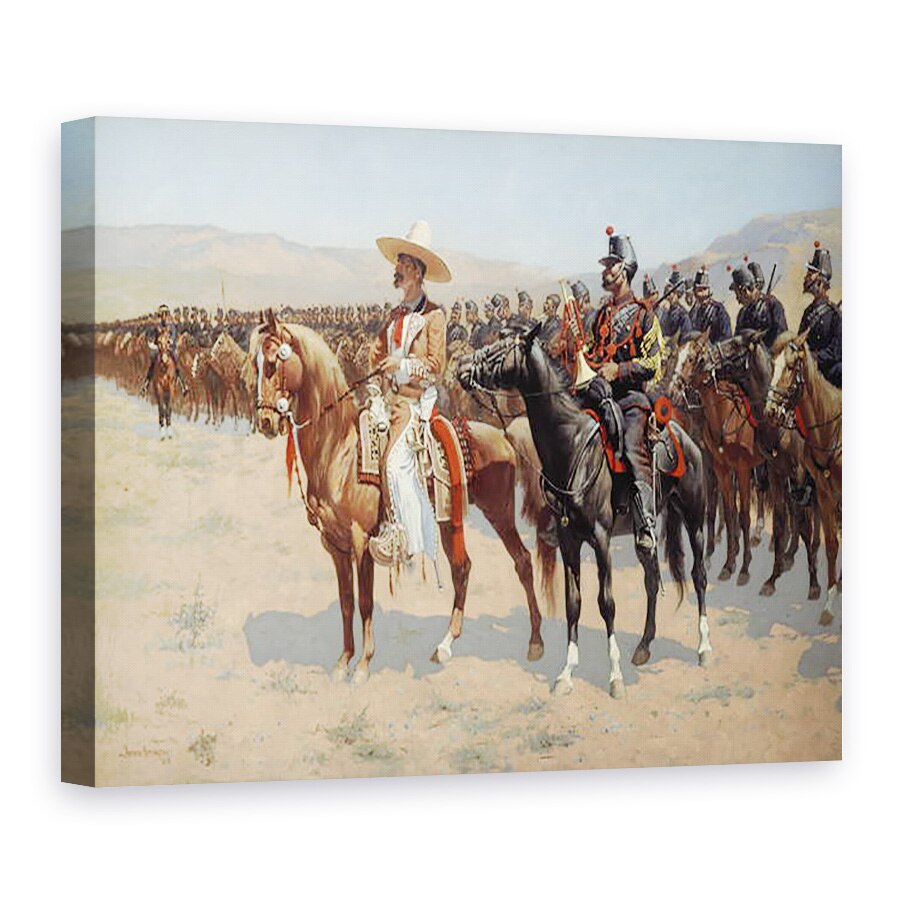 Tablou canvas - Frederic Remington - Maiorul mexican, 75 x 100 cm