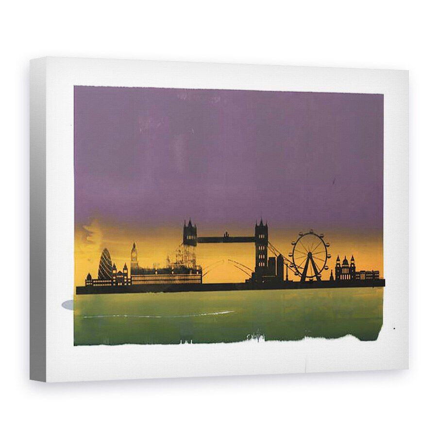 Tablou canvas - Francois Domain - Sunset pe Londra, 60 x 80 cm