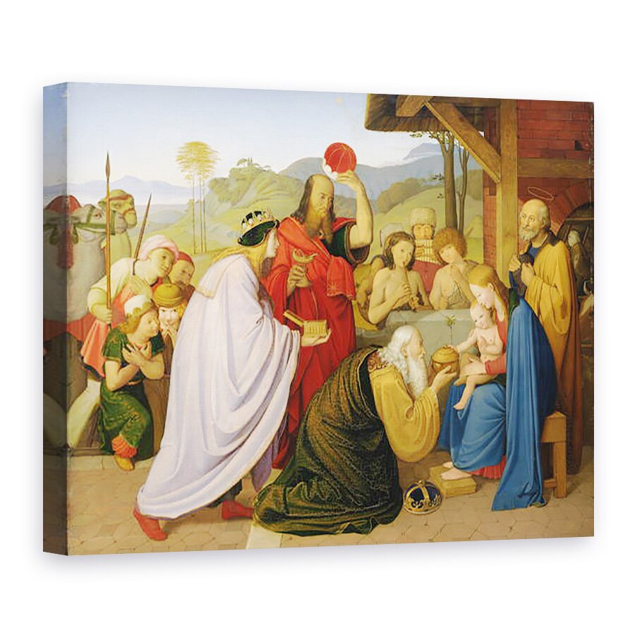 Tablou canvas - Friedrich Overbeck - Adorarea Regilor, 50 x 70 cm