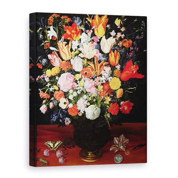 Tablou canvas - Gaspar van den Hoecke - Viata statica a florilor, 75 x 100 cm Tablou canvas - Gaspar van den Hoecke - Viata statica a florilor, 75 x 100 cm