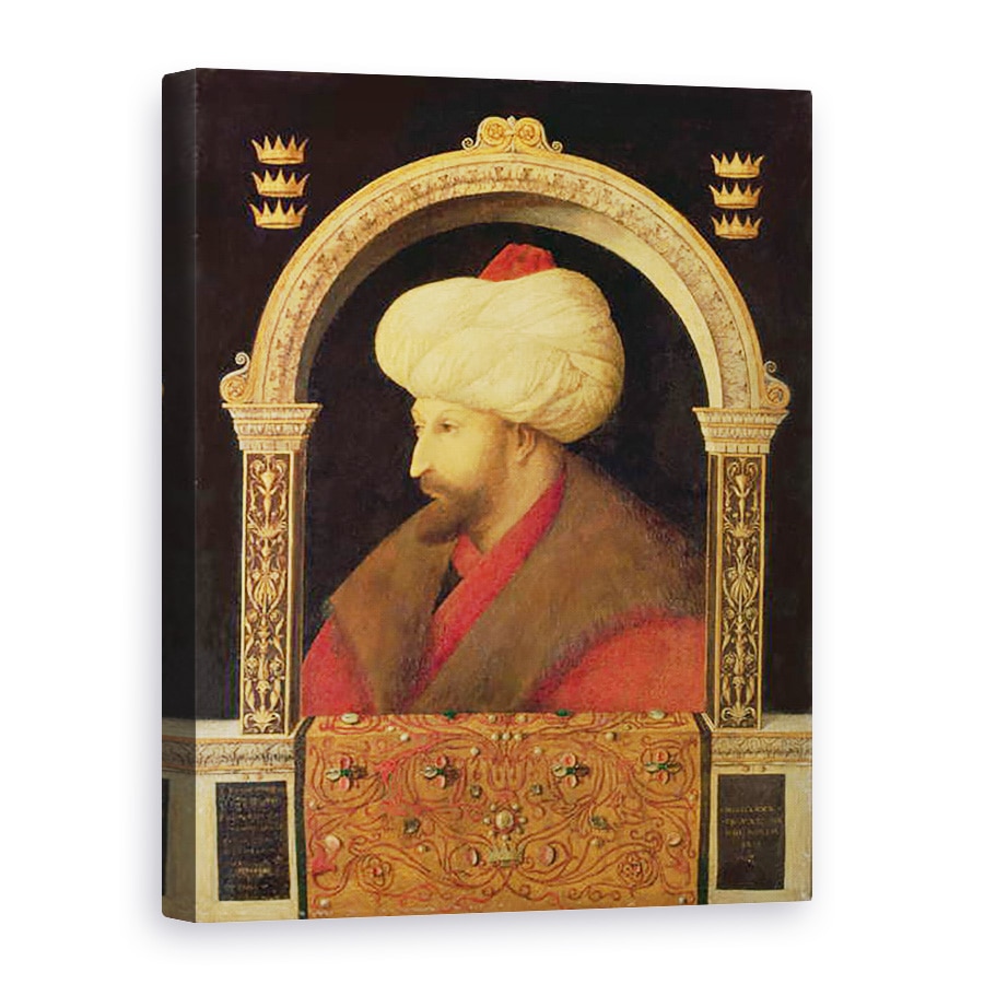 Tablou canvas - Gentile Bellini - Sultanul Mehmet II 1432-81 1480, 75 x 100 cm