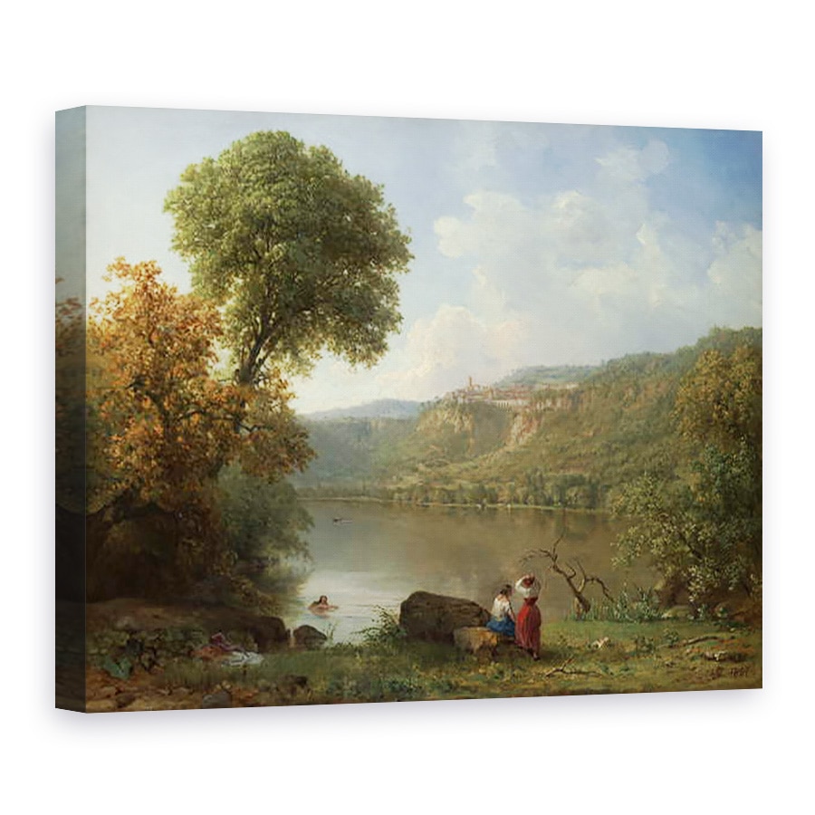 Tablou canvas - George Snr. Inness - Lake Nemi, 50 x 70 cm