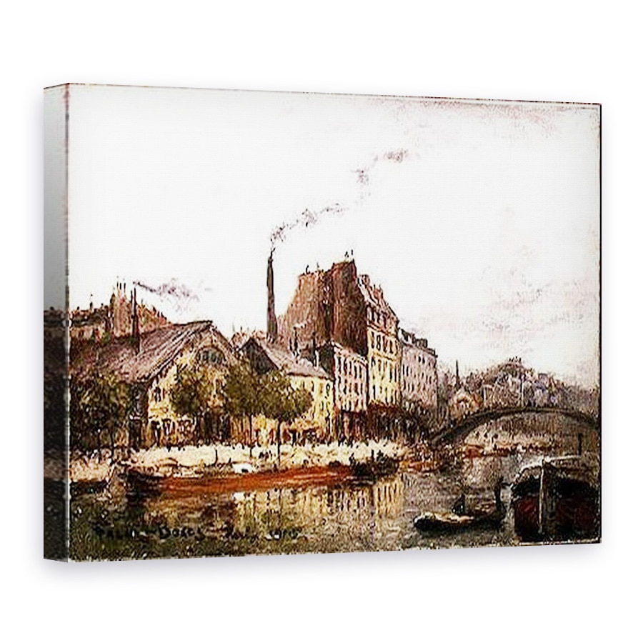 Tablou canvas - Frank Myers Boggs - Quay de Valmy, 75 x 100 cm