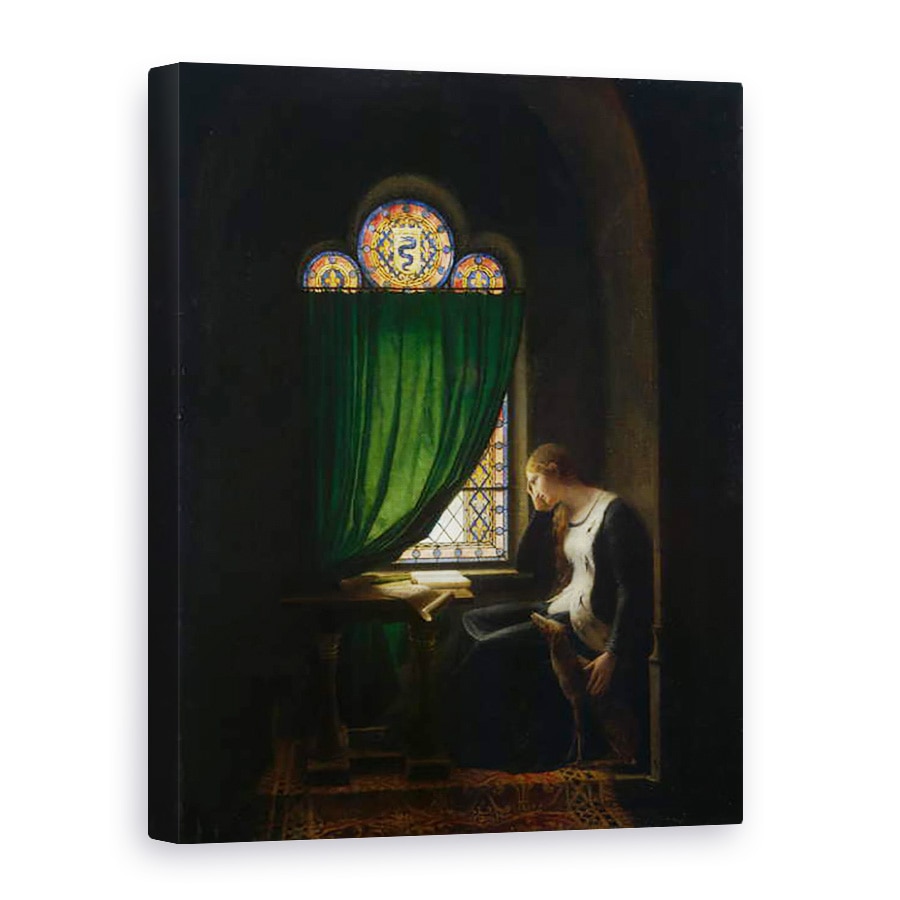 Tablou canvas - Francois Richard Fleury - Valentina din Milano, 60 x 80 cm