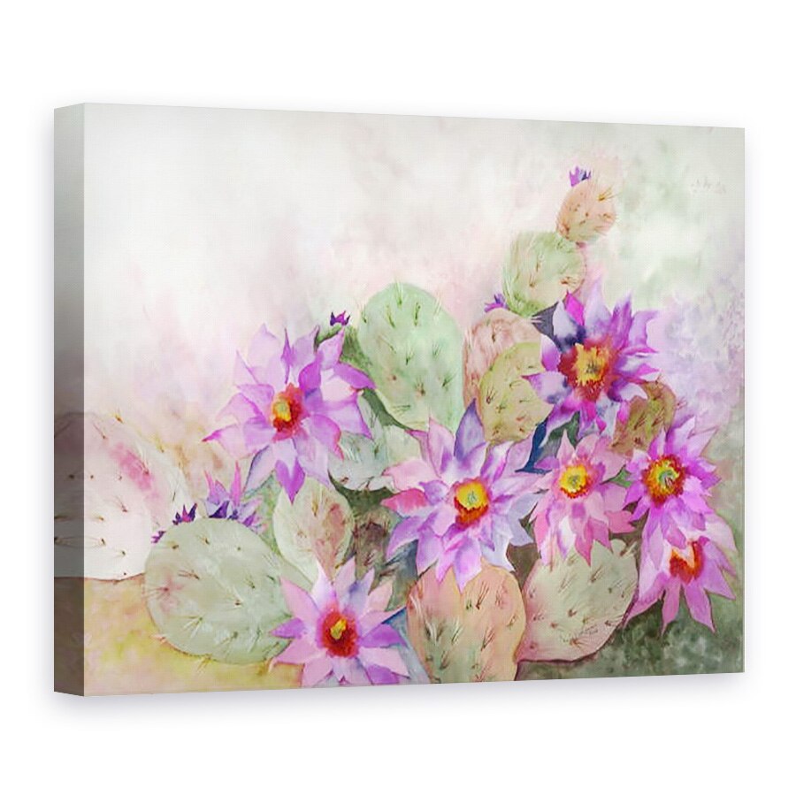 Tablou canvas - Neela Pushparaj - gradina cactus, 60 x 80 cm