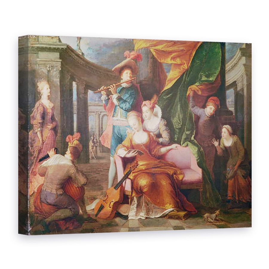 Tablou canvas - Jacques Francois Courtin - Music, 75 x 100 cm