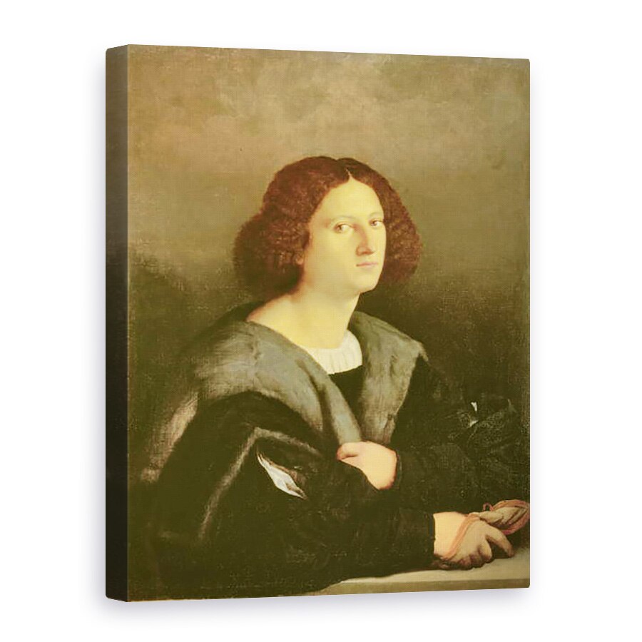 Tablou canvas - Jacopo Palma - Portretul unui barbat, 50 x 70 cm