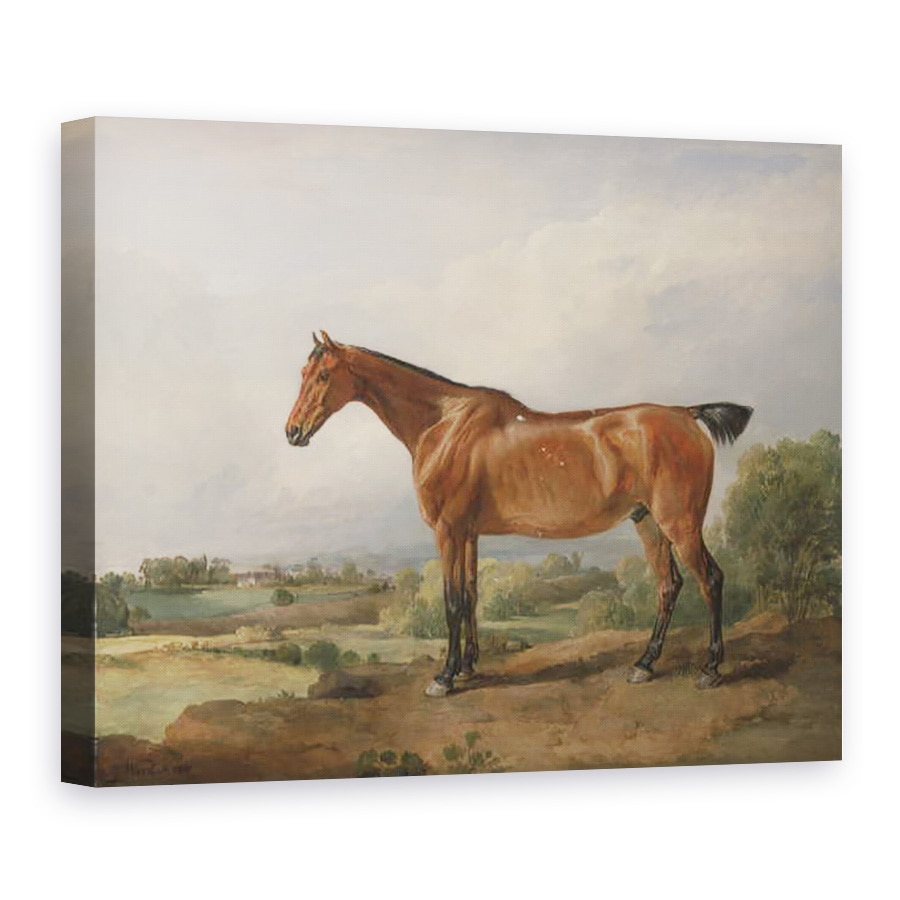 Tablou canvas - James Ward - Un vanator intr-un peisaj, 75 x 100 cm