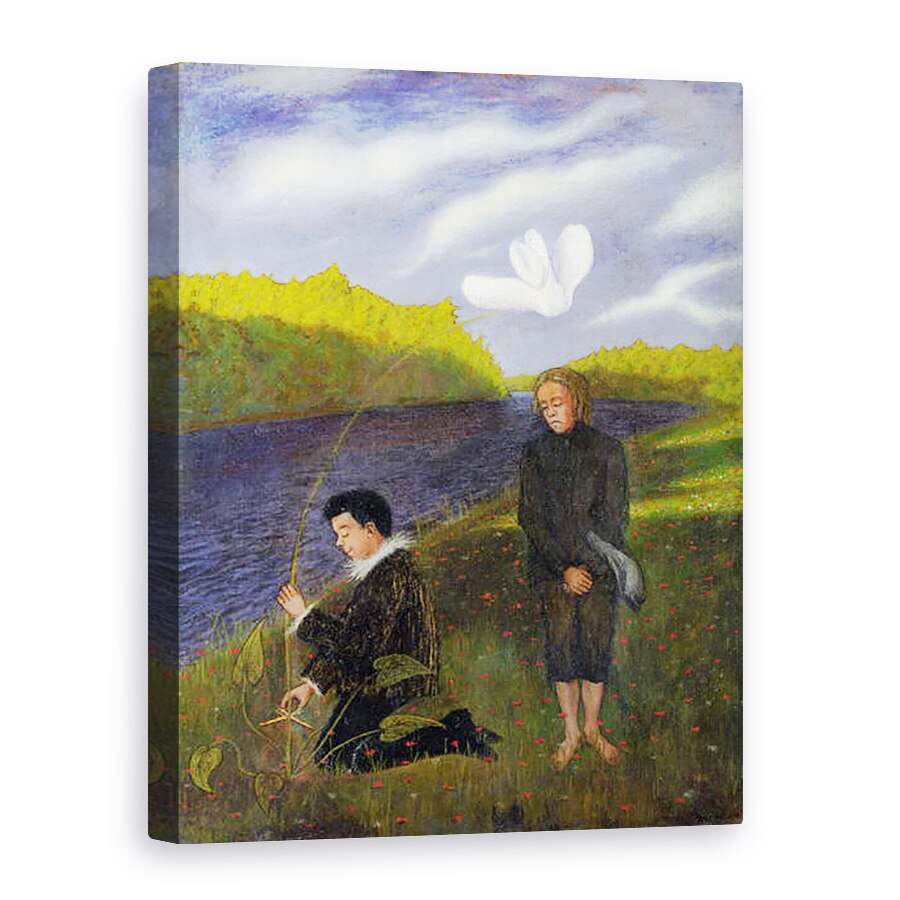 Tablou canvas - Hugo Simberg - Floarea Minunata, 60 x 80 cm