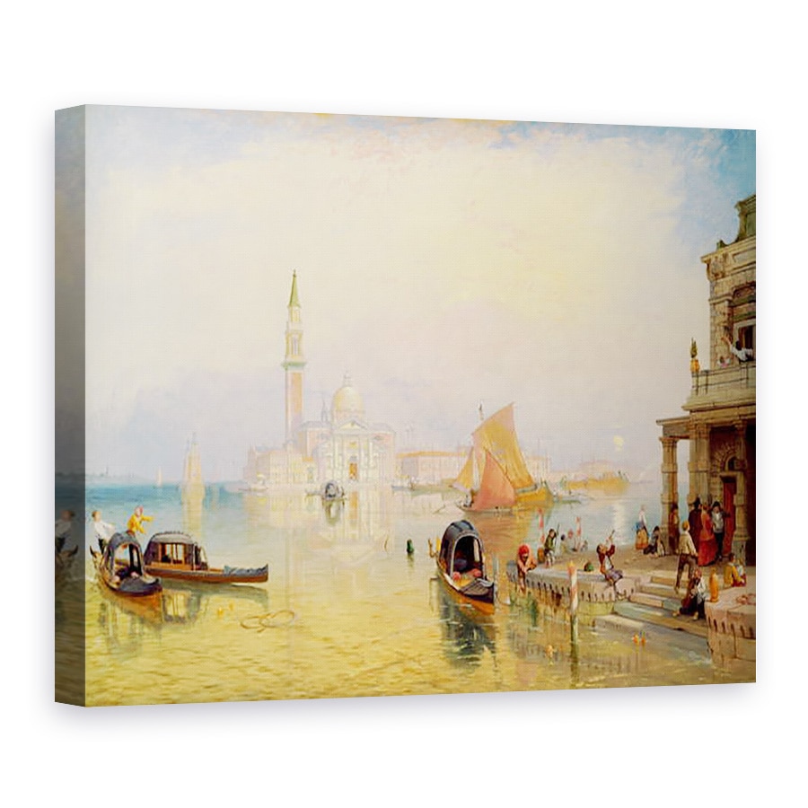 Tablou canvas - James Baker Pyne - Venetian Scena, 75 x 100 cm