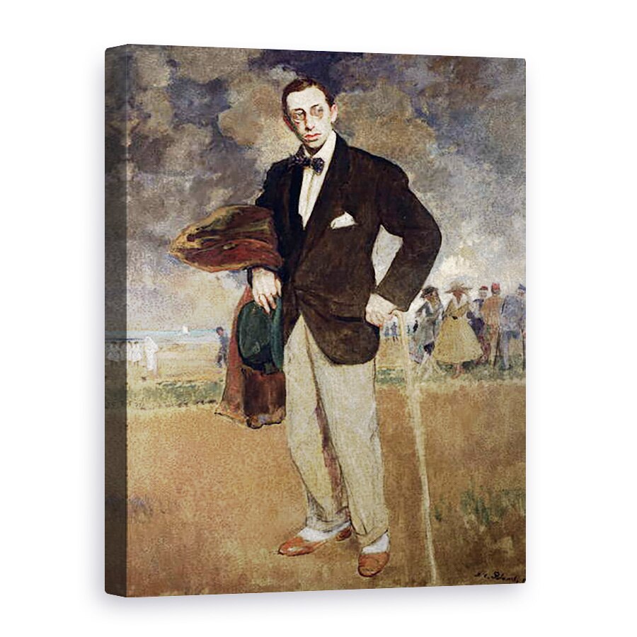 Tablou canvas - Jacques-Emile Blanche - Portretul lui Igor Stravinsky 1882-1971 1915, 75 x 100 cm
