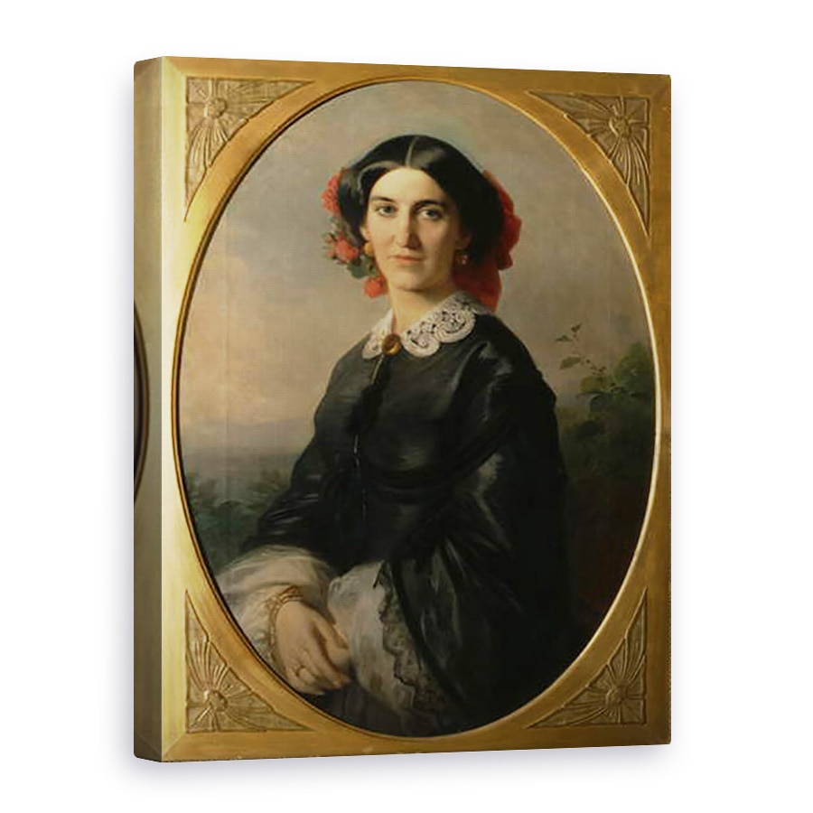 Tablou canvas - Jakob Becker - Printesa Johanna von Bismarck, 50 x 70 cm