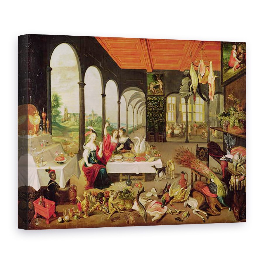 Tablou canvas - Jan Brueghel the Elder - Alegorie de gust, 75 x 100 cm