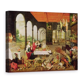 Tablou canvas - Jan Brueghel the Elder - Alegorie de gust, 50 x 70 cm Tablou canvas - Jan Brueghel the Elder - Alegorie de gust, 50 x 70 cm