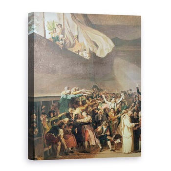 Tablou canvas - Jacques Louis David - Terenul de tenis Juramantul, 20 iunie, 50 x 70 cm Tablou canvas - Jacques Louis David - Terenul de tenis Juramantul, 20 iunie, 50 x 70 cm