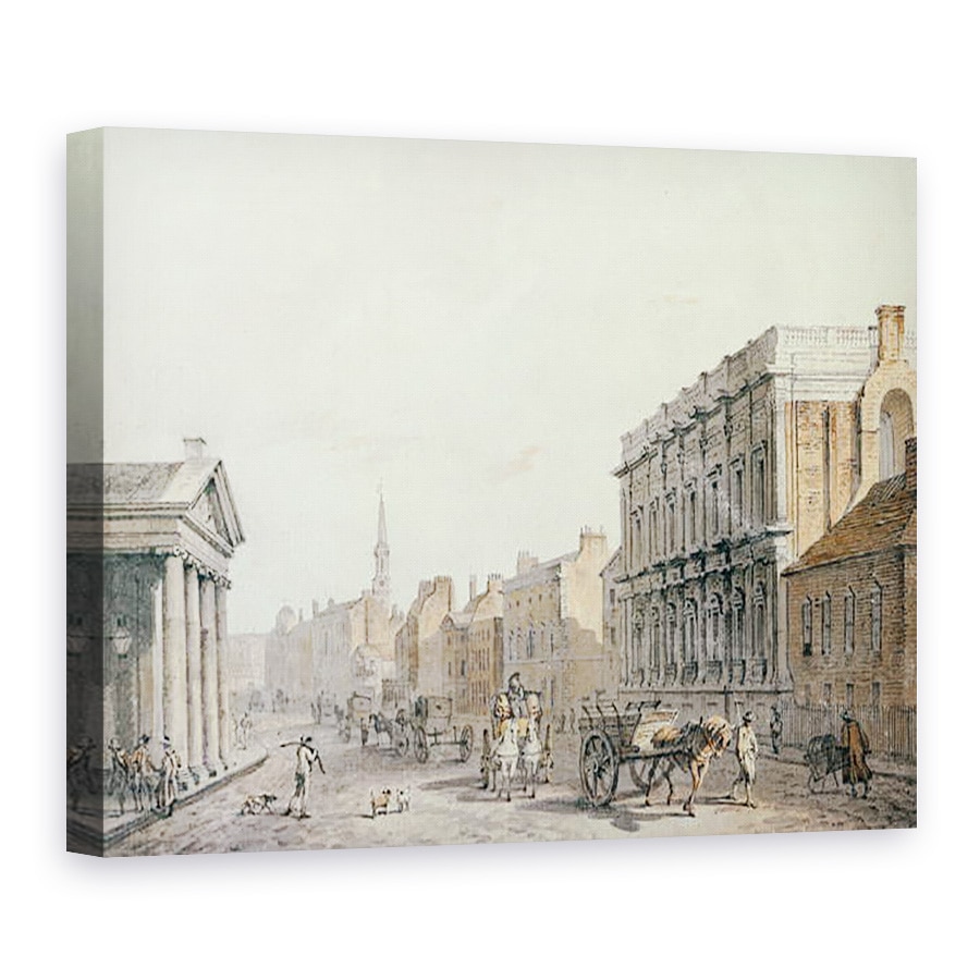 Tablou canvas - James Miller - Vedere la Whitehall, privind spre Charing Cross, 75 x 100 cm