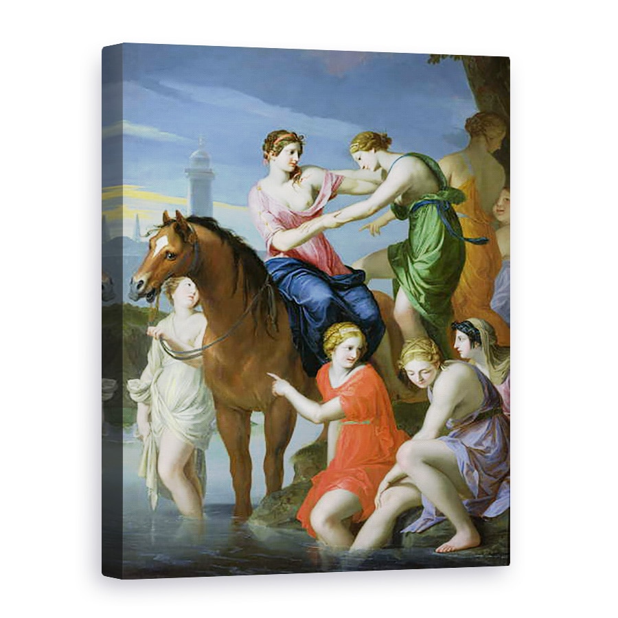 Tablou canvas - Jacques Stella - Clelia traversand Tibrul, 75 x 100 cm