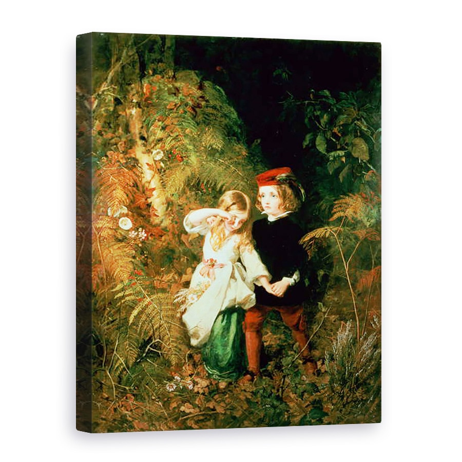 Tablou canvas - James Sant - Copiii din Lemn, 75 x 100 cm