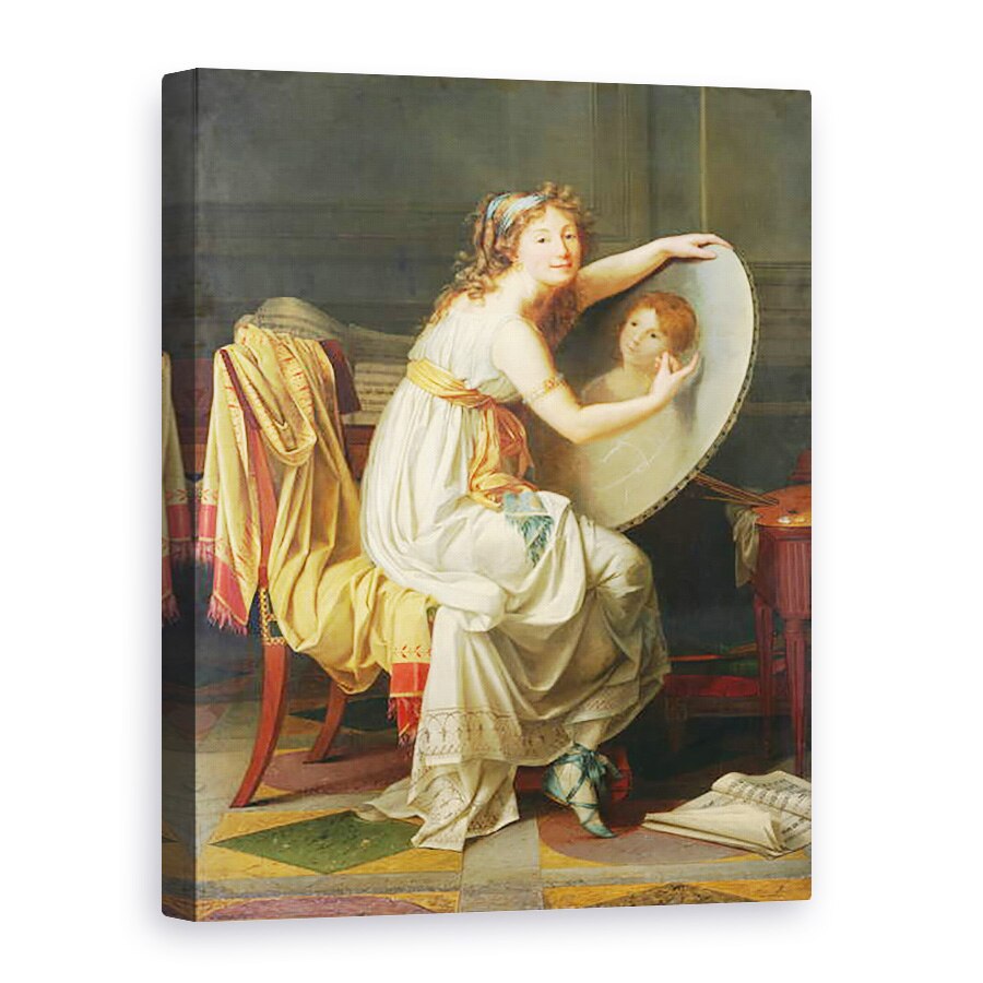 Tablou canvas - Jacques Louis David - Portretul lui Rose Adelaide Ducreux 1761-1802, 75 x 100 cm