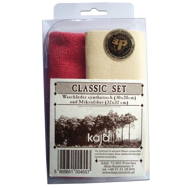 Laveta piele sintetica si microfibra Kaja