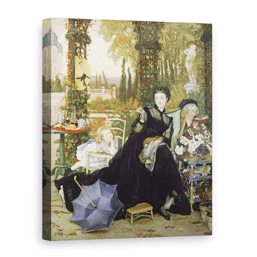 Tablou canvas - James Jacques Joseph Tissot - Vaduva, 50 x 70 cm