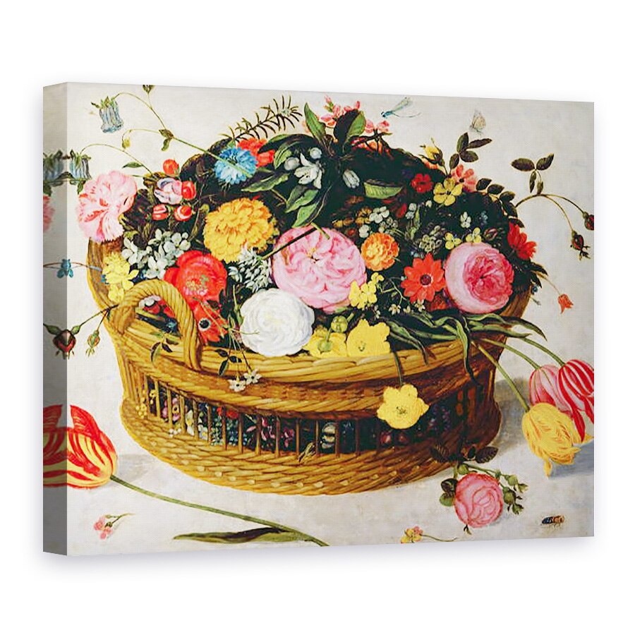 Tablou canvas - Jan Brueghel - Cos de Flori, 75 x 100 cm