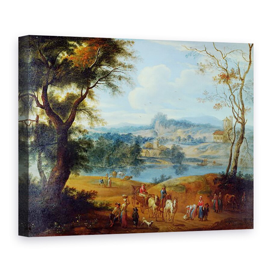 Tablou canvas - Jan Peter van Bredael the Elder - peisaj, 75 x 100 cm