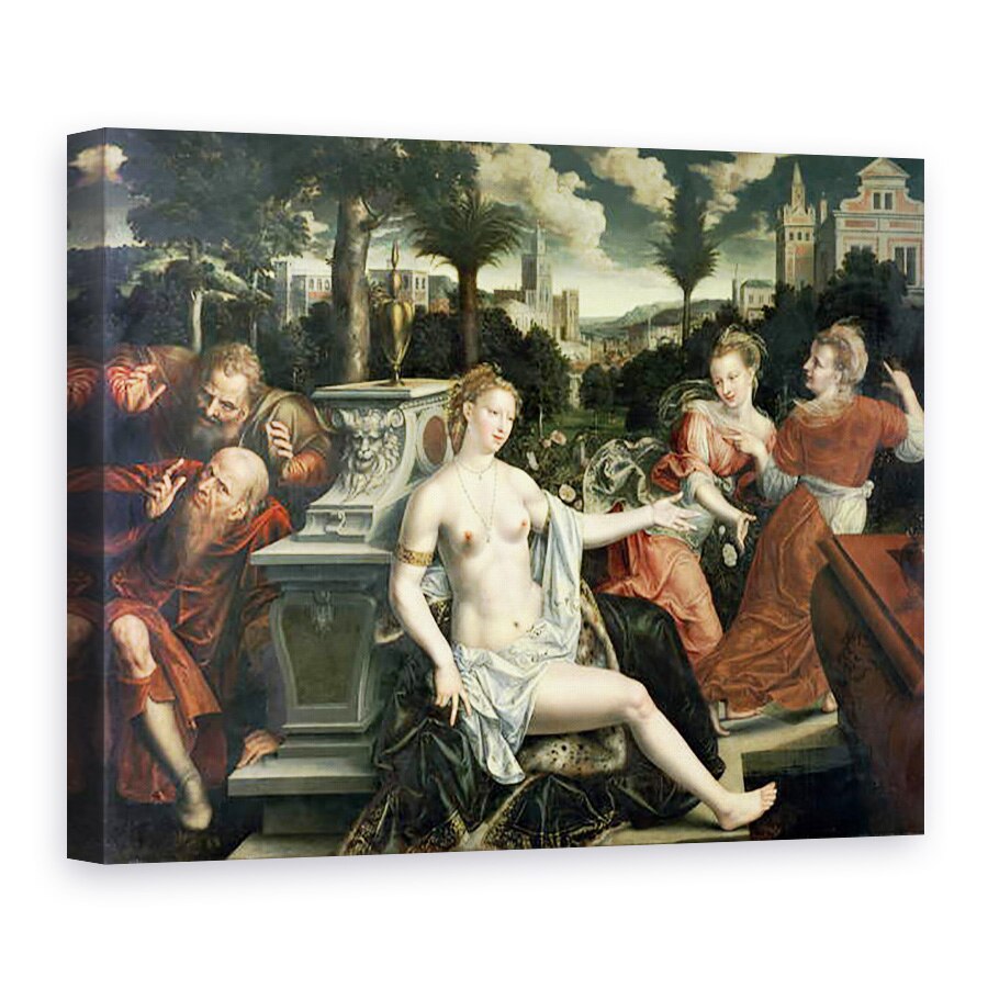 Tablou canvas - Jan Massys - Susanna si Batranii, 75 x 100 cm